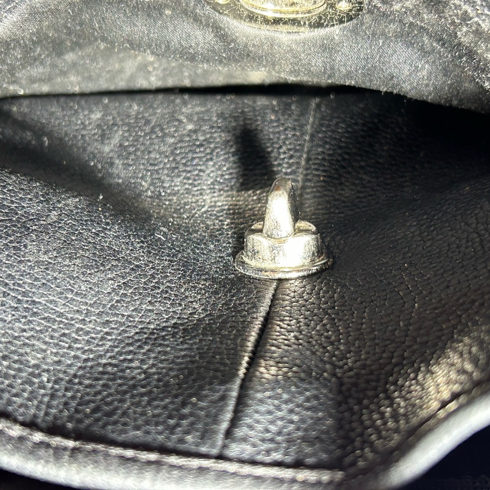 Coach Black Leather Bag bow not included. - Picture 15 of 16